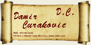 Damir Curaković vizit kartica